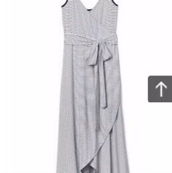 Gap cami striped wrap dress - Picture 5 of 6